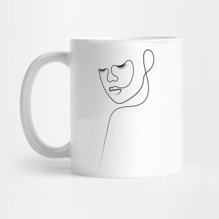 You May Not Be Perfect, But Your Eyelashes Should Be | One Line Drawing | One Line Art | Minimal | Minimalist Mug